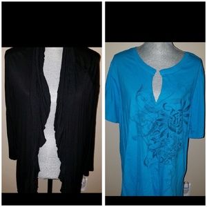 Bundle of Cardigan & Top!